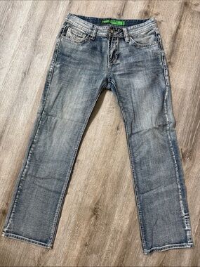 Rock & Roll Straight Fit Men's Jeans in Faded Blue 34X34